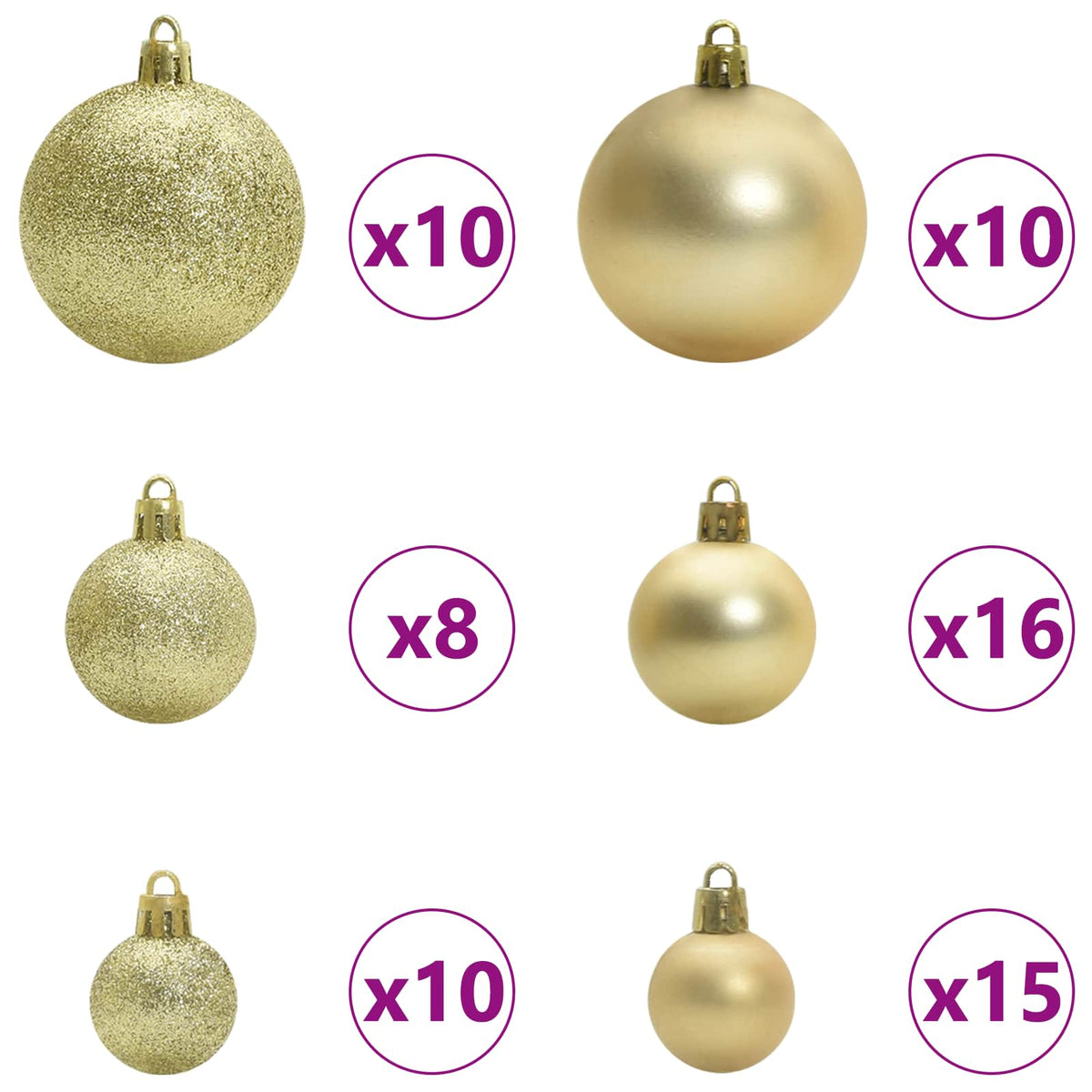 vidaXL Artificial Christmas Tree with Stand White 300 cm PVC and Steel