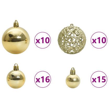 vidaXL Artificial Christmas Tree with Stand White 300 cm PVC and Steel