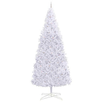 vidaXL Artificial Christmas Tree with Stand White 400 cm PVC and Steel