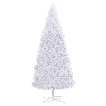 vidaXL Artificial Christmas Tree with Stand White 400 cm PVC and Steel