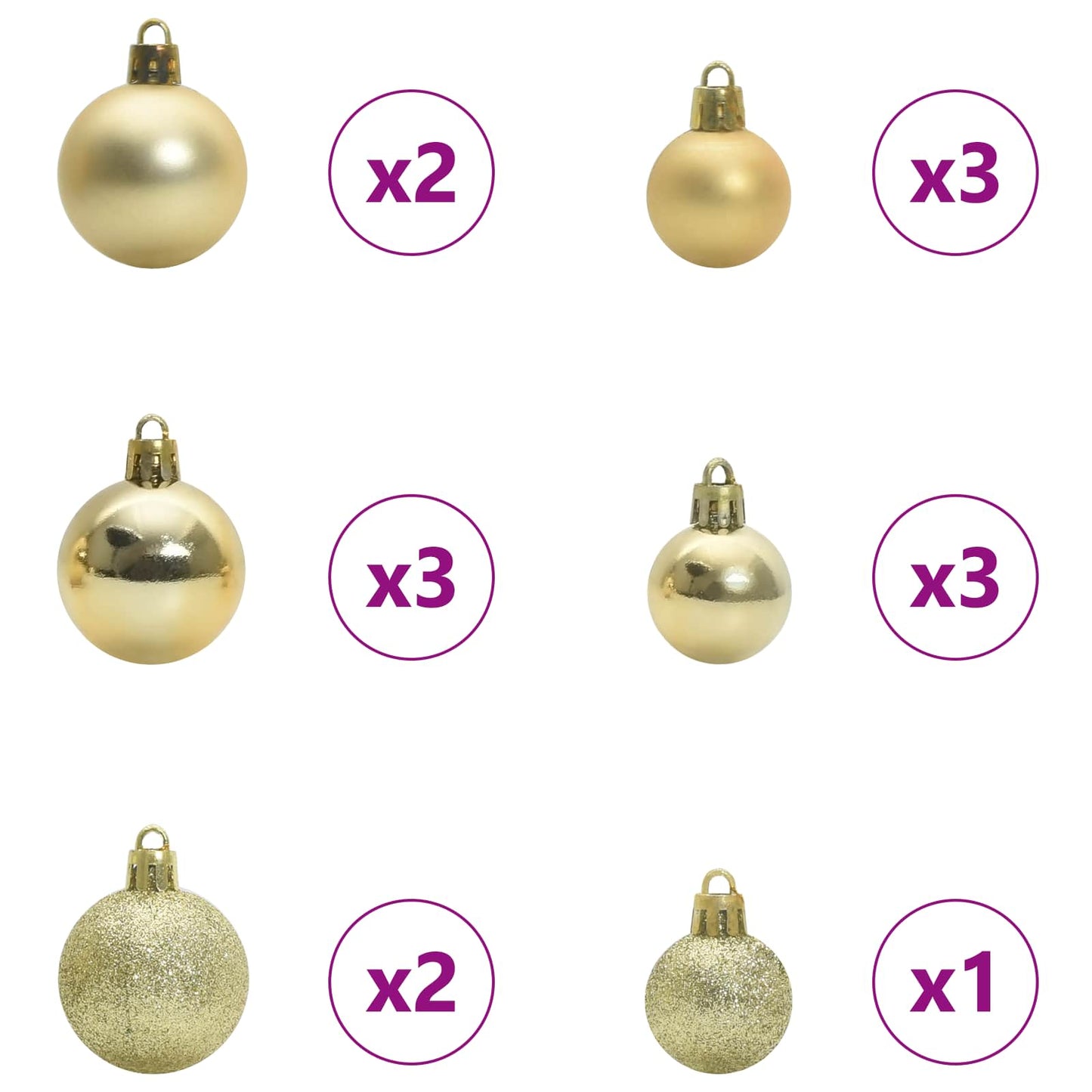 vidaXL Artificial Hinged Christmas Tree White 120 cm PVC and Steel