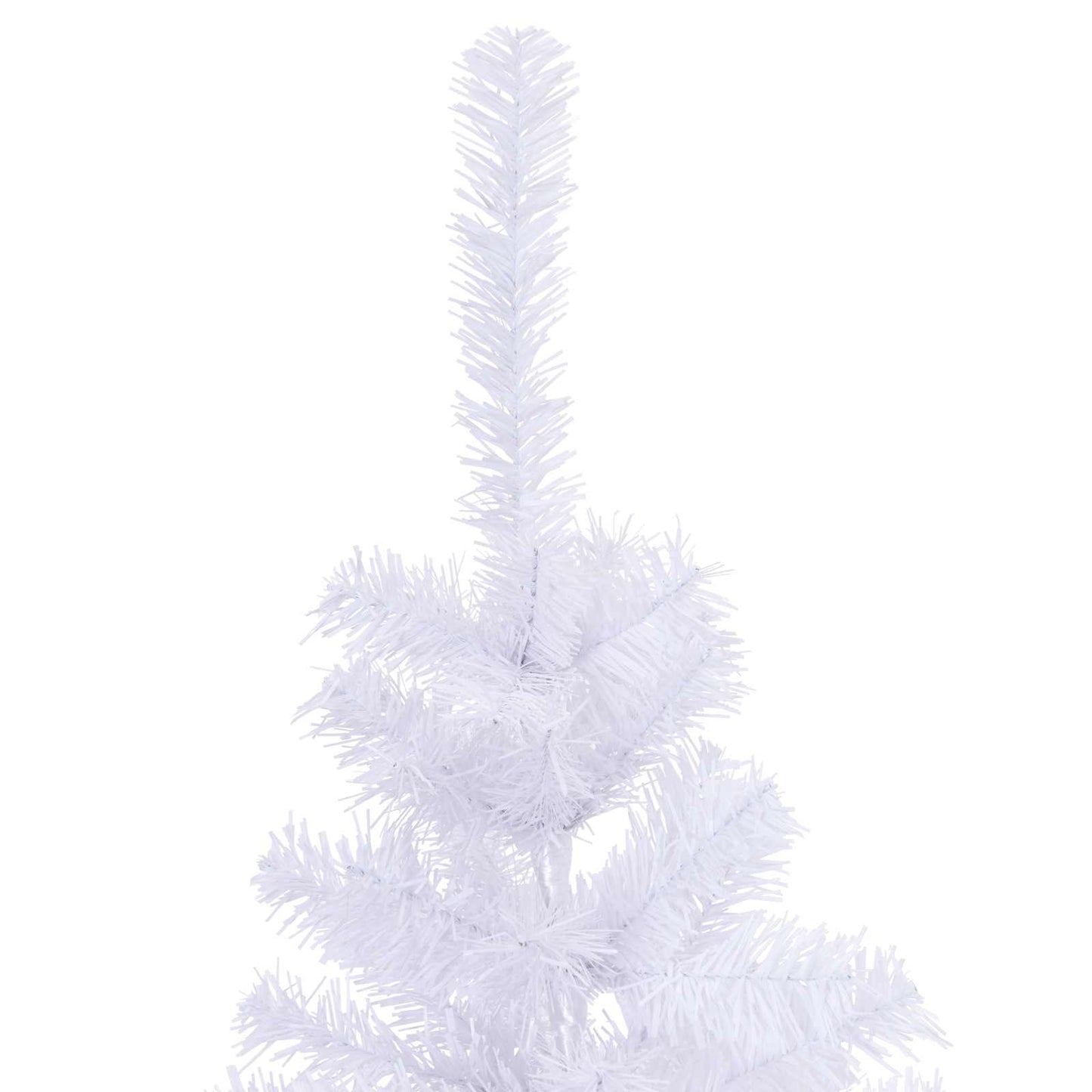 vidaXL Artificial Christmas Tree with Stand White 120 cm PVC and Steel