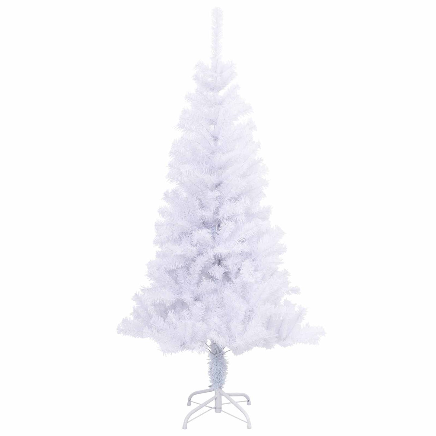vidaXL Artificial Christmas Tree with Stand White 120 cm PVC and Steel