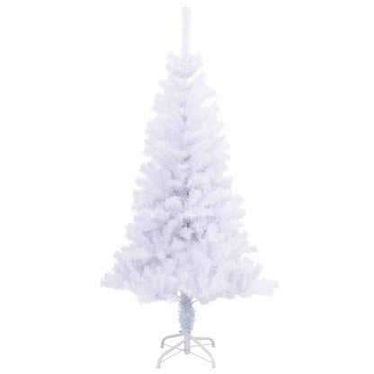 vidaXL Artificial Christmas Tree with Stand White 150 cm PVC and Steel