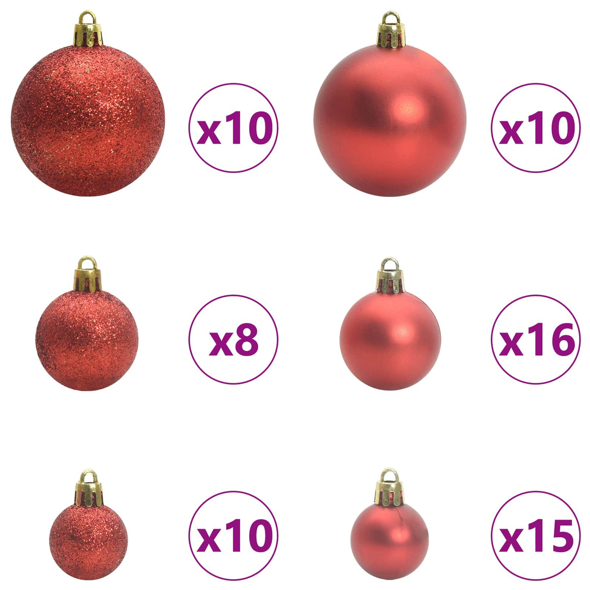 vidaXL Artificial Christmas Tree with Stand White 210 cm PVC and Steel