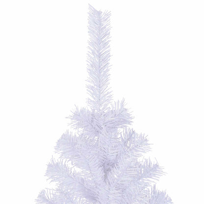 vidaXL Artificial Christmas Tree with Stand White 210 cm PVC and Steel