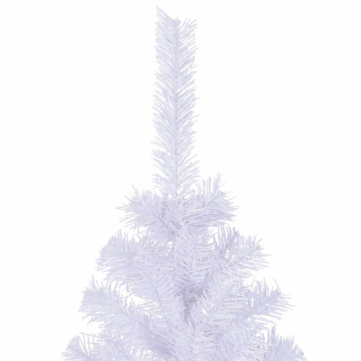 vidaXL Artificial Christmas Tree with Stand White 240 cm PVC and Steel