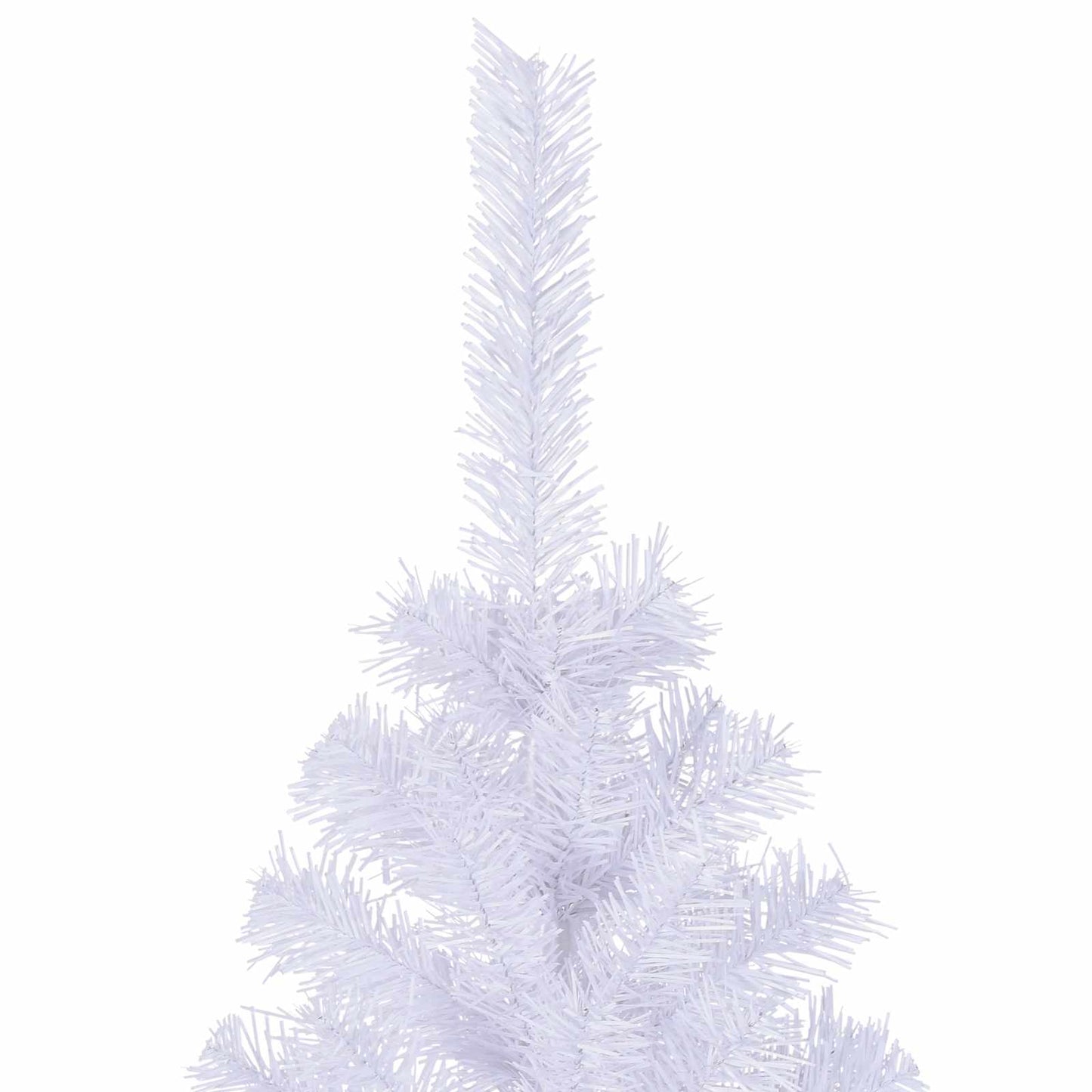 vidaXL Artificial Christmas Tree with Stand White 240 cm PVC and Steel