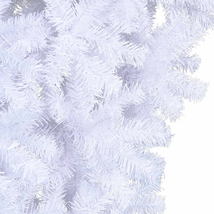 vidaXL Artificial Christmas Tree with Stand White 240 cm PVC and Steel
