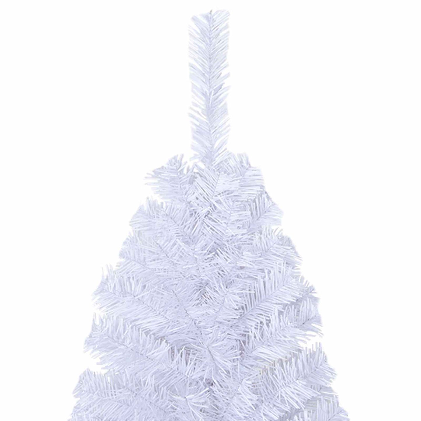 vidaXL Artificial Christmas Tree with Stand White 120 cm PVC and Steel