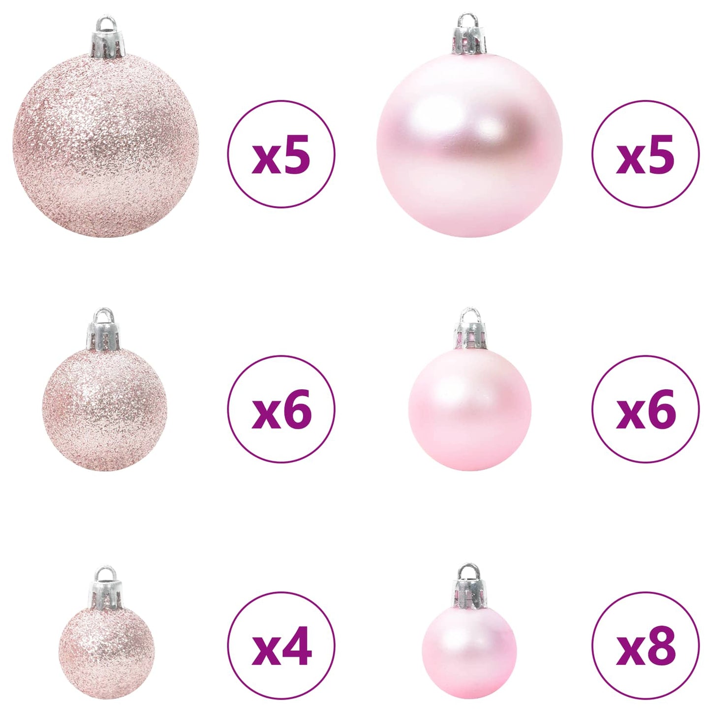 vidaXL Artificial Christmas Tree with Stand White 150 cm PVC and Steel