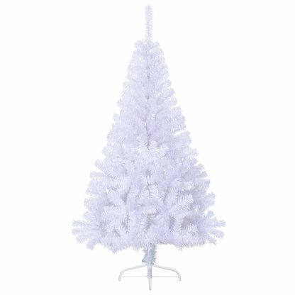 vidaXL Artificial Christmas Tree with Stand White 120 cm PVC and Steel