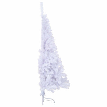 vidaXL Artificial Christmas Tree with Stand White 150 cm PVC and Steel