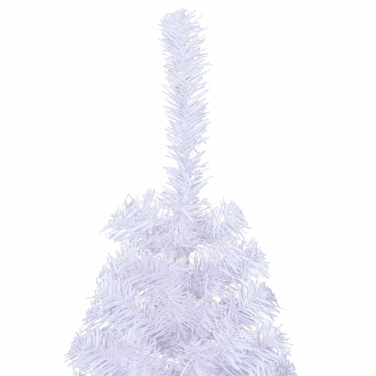 vidaXL Artificial Christmas Tree with Stand White 150 cm PVC and Steel