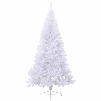 vidaXL Artificial Christmas Tree with Stand White 180 cm PVC and Steel