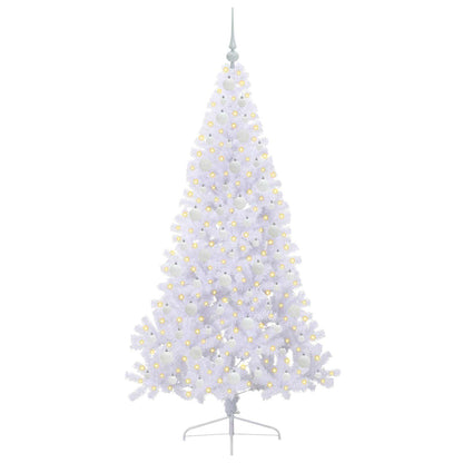 vidaXL Artificial Christmas Tree with Stand White 180 cm PVC and Steel