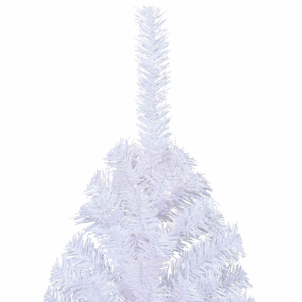 vidaXL Artificial Christmas Tree with Stand White 180 cm PVC and Steel