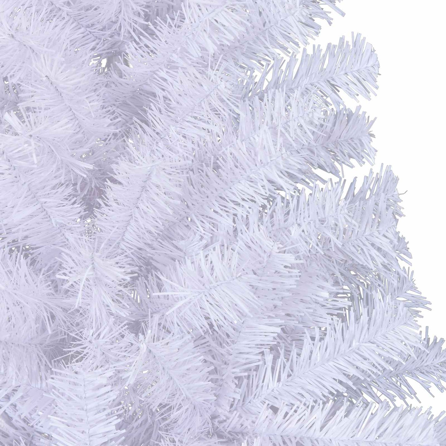 vidaXL Artificial Christmas Tree with Stand White 240 cm PVC and Steel