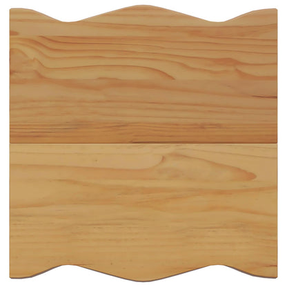 VidaXL Side Table EKAI Black 50 x 50 x 45.5 cm Solid Pine Wood