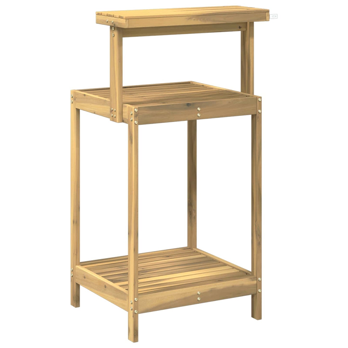 vidaXL Outdoor Potting Bench 56.5 x 48.5 x 107 cm Solid Acacia Wood