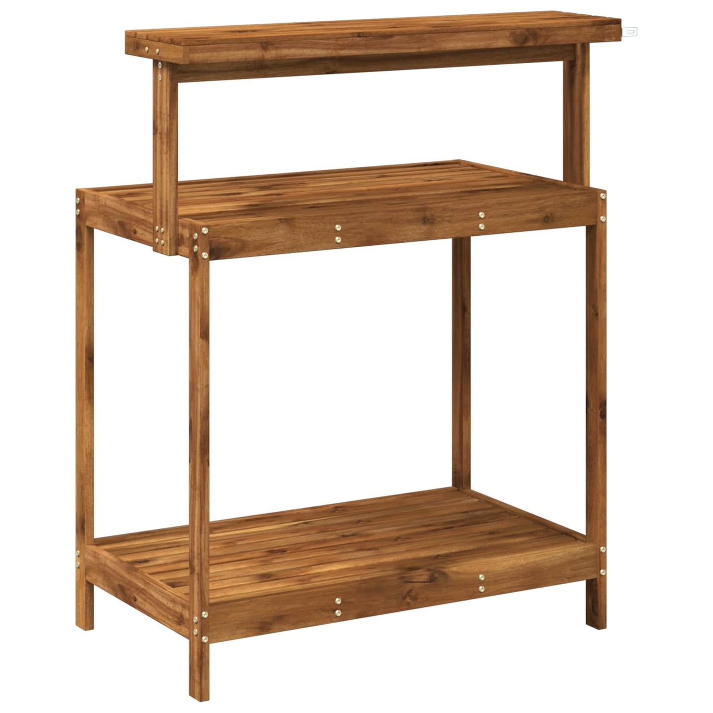 vidaXL Outdoor Potting Bench 86.5 x 48.5 x 106 cm Solid Acacia Wood