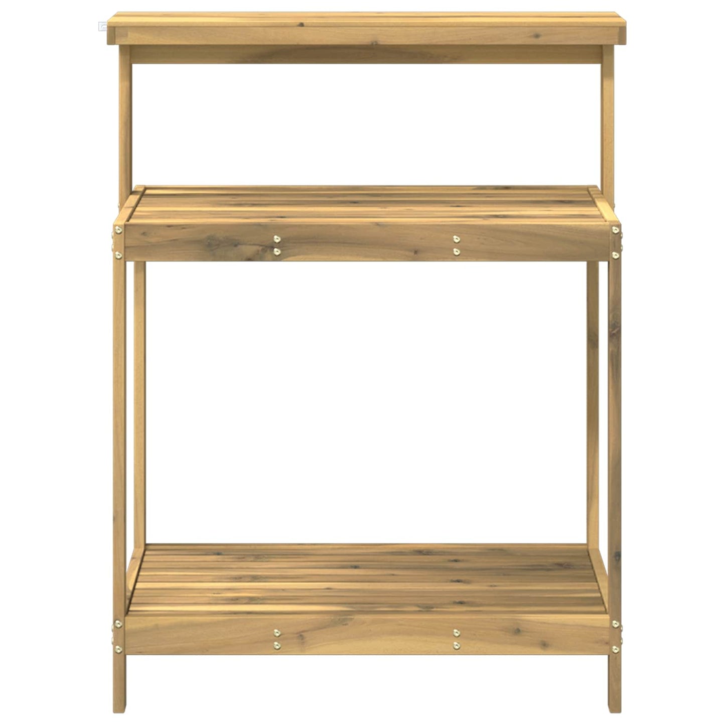 vidaXL Outdoor Potting Bench 86.5 x 48.5 x 106 cm Solid Acacia Wood