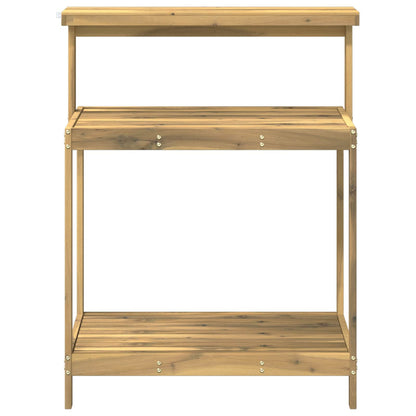vidaXL Outdoor Potting Bench 86.5 x 48.5 x 106 cm Solid Acacia Wood