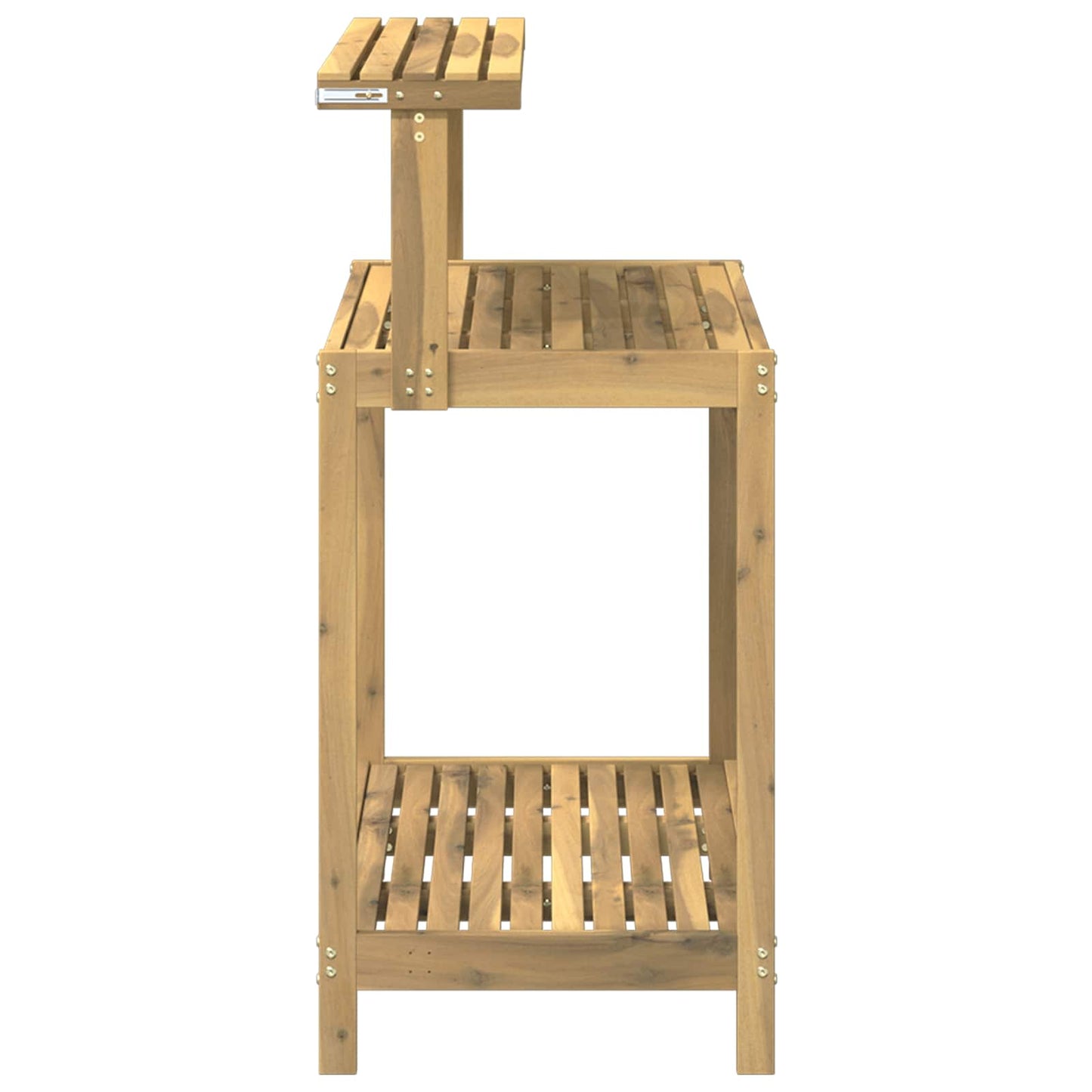 vidaXL Outdoor Potting Bench 86.5 x 48.5 x 106 cm Solid Acacia Wood