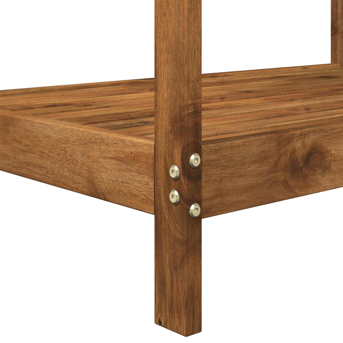 vidaXL Outdoor Potting Bench 111.5 x 48.5 x 107 cm Solid Acacia Wood