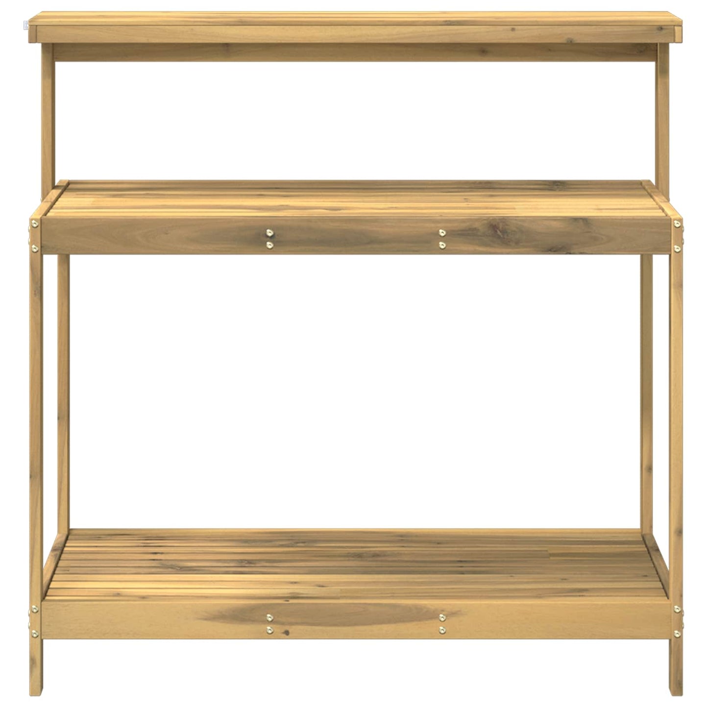 vidaXL Outdoor Potting Bench 111.5 x 48.5 x 107 cm Solid Acacia Wood