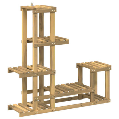 vidaXL Plant Stand White 93.5 x 25 x 91.5 cm Solid Acacia Wood