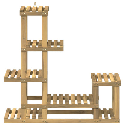 vidaXL Plant Stand White 93.5 x 25 x 91.5 cm Solid Acacia Wood