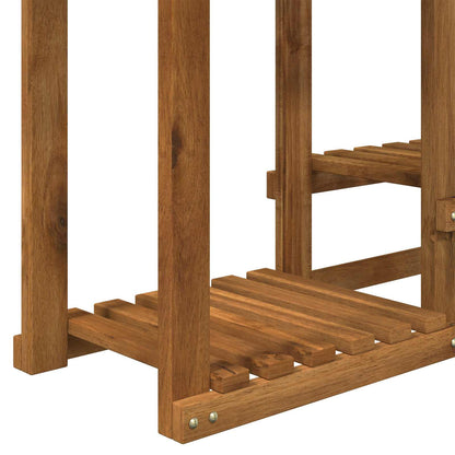 vidaXL Plant Stand Natural 90 x 25 x 73 cm Solid Acacia Wood