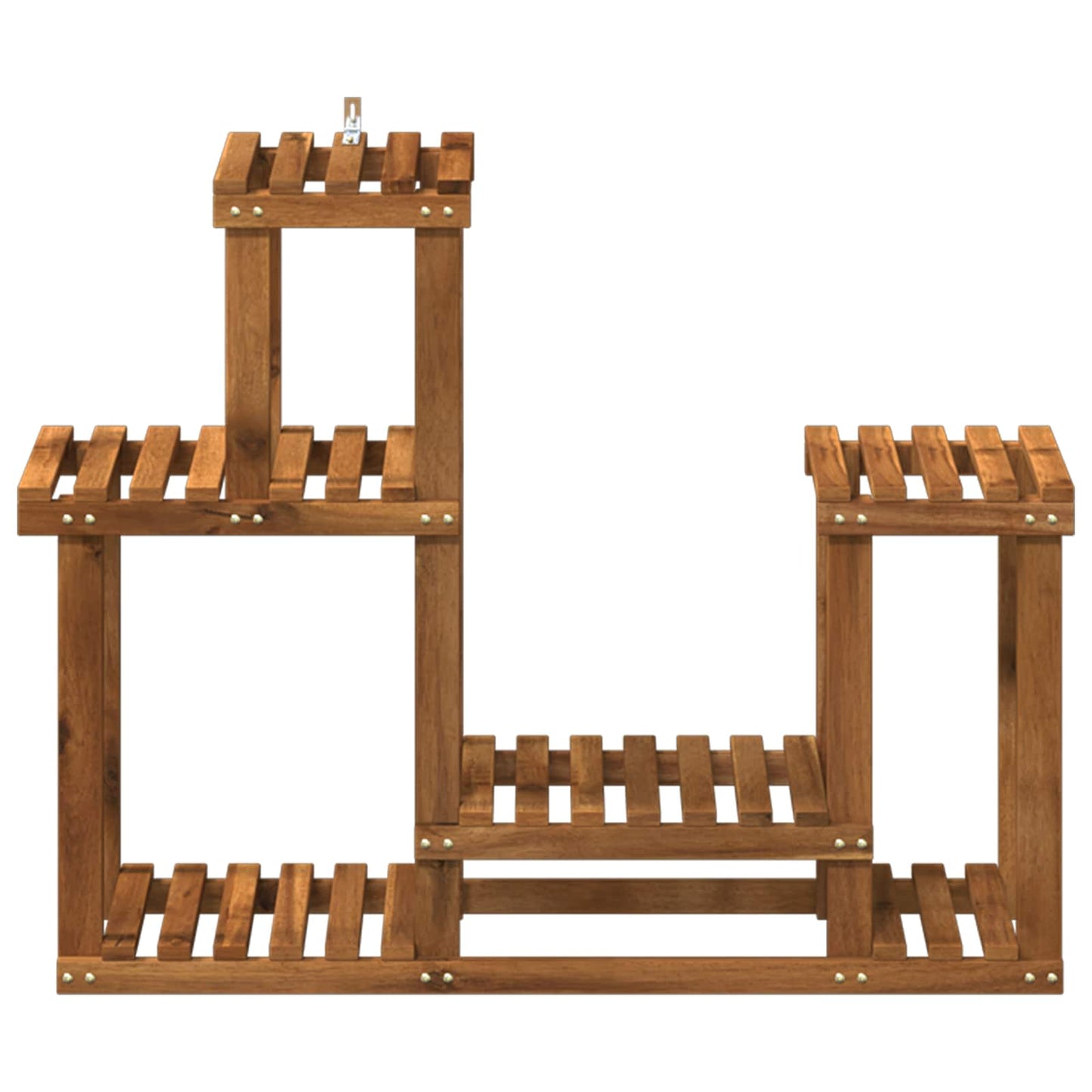 vidaXL Plant Stand Natural 90 x 25 x 73 cm Solid Acacia Wood