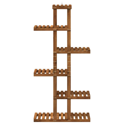 vidaXL Plant Stand Natural 68 x 23.5 x 140 cm Solid Acacia Wood