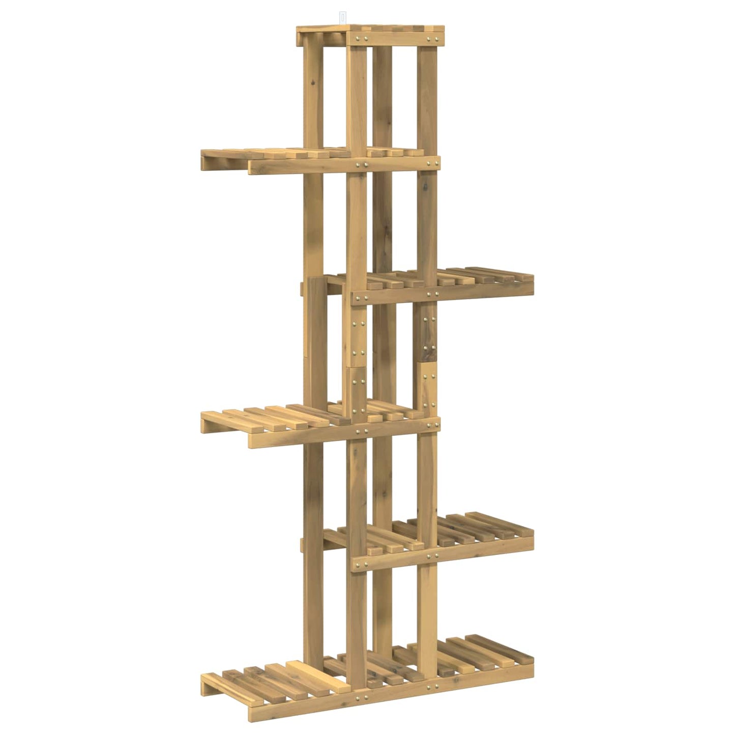 vidaXL Plant Stand White 68 x 23.5 x 140 cm Solid Acacia Wood