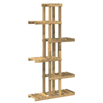 vidaXL Plant Stand White 68 x 23.5 x 140 cm Solid Acacia Wood