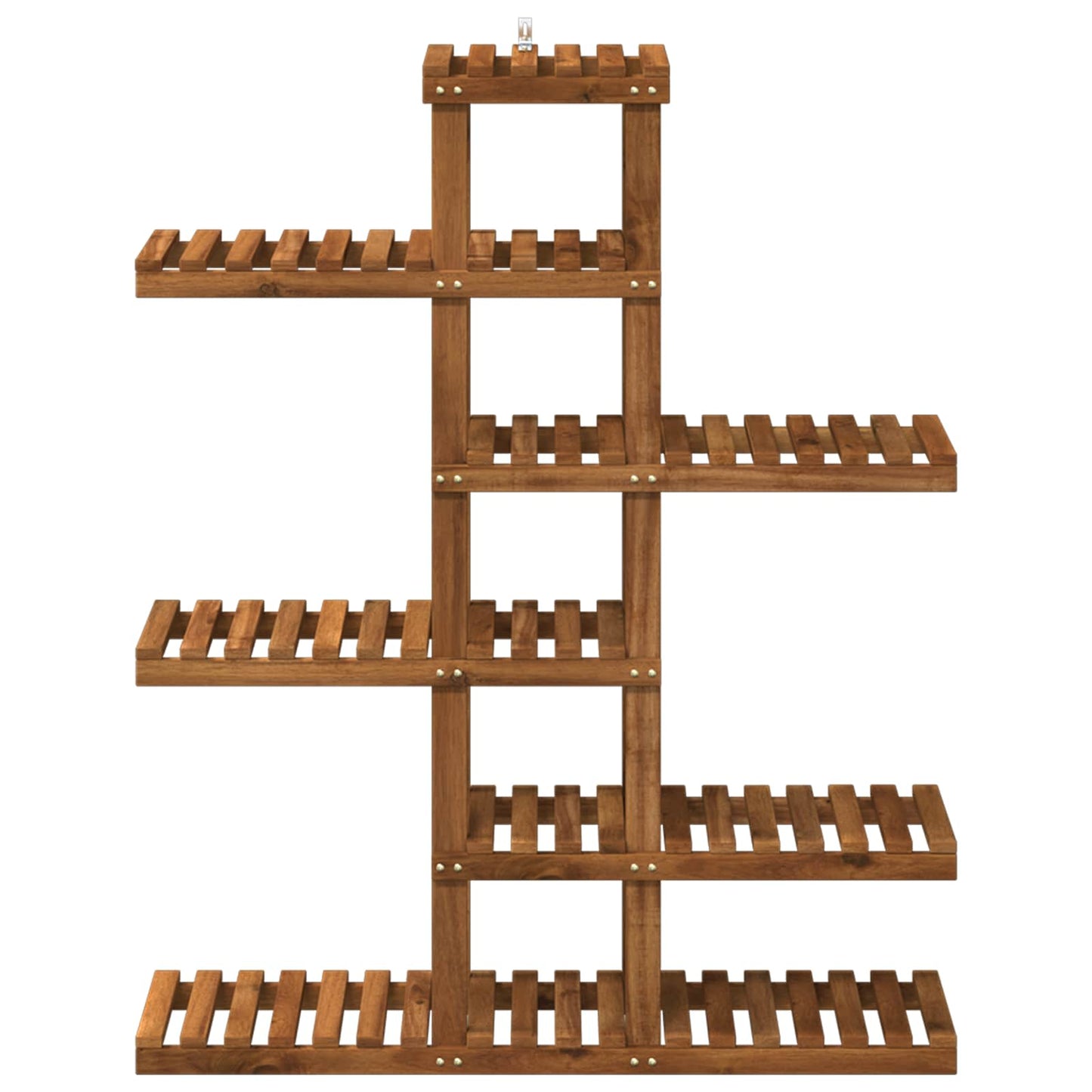 vidaXL Plant Stand Natural 93 x 25 x 114.5 cm Solid Acacia Wood