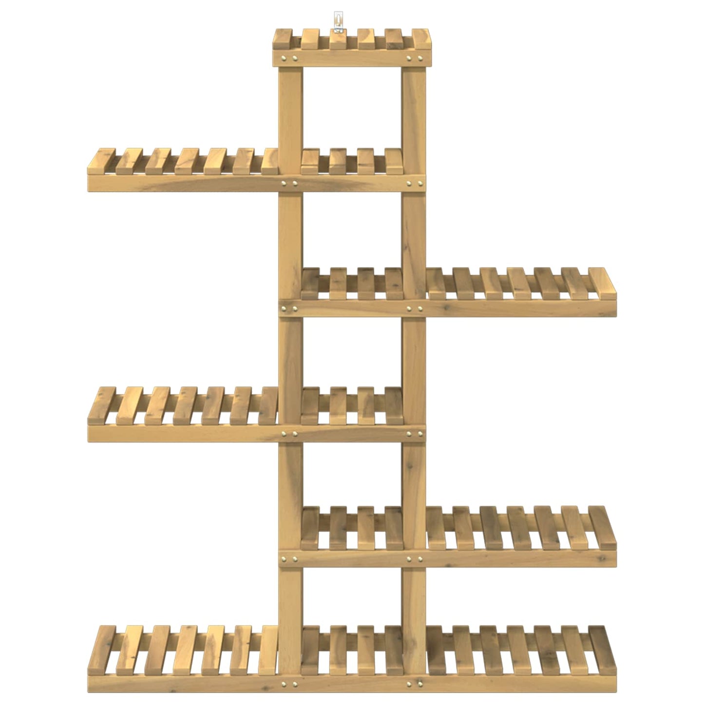 vidaXL Plant Stand White 93 x 25 x 114.5 cm Solid Acacia Wood