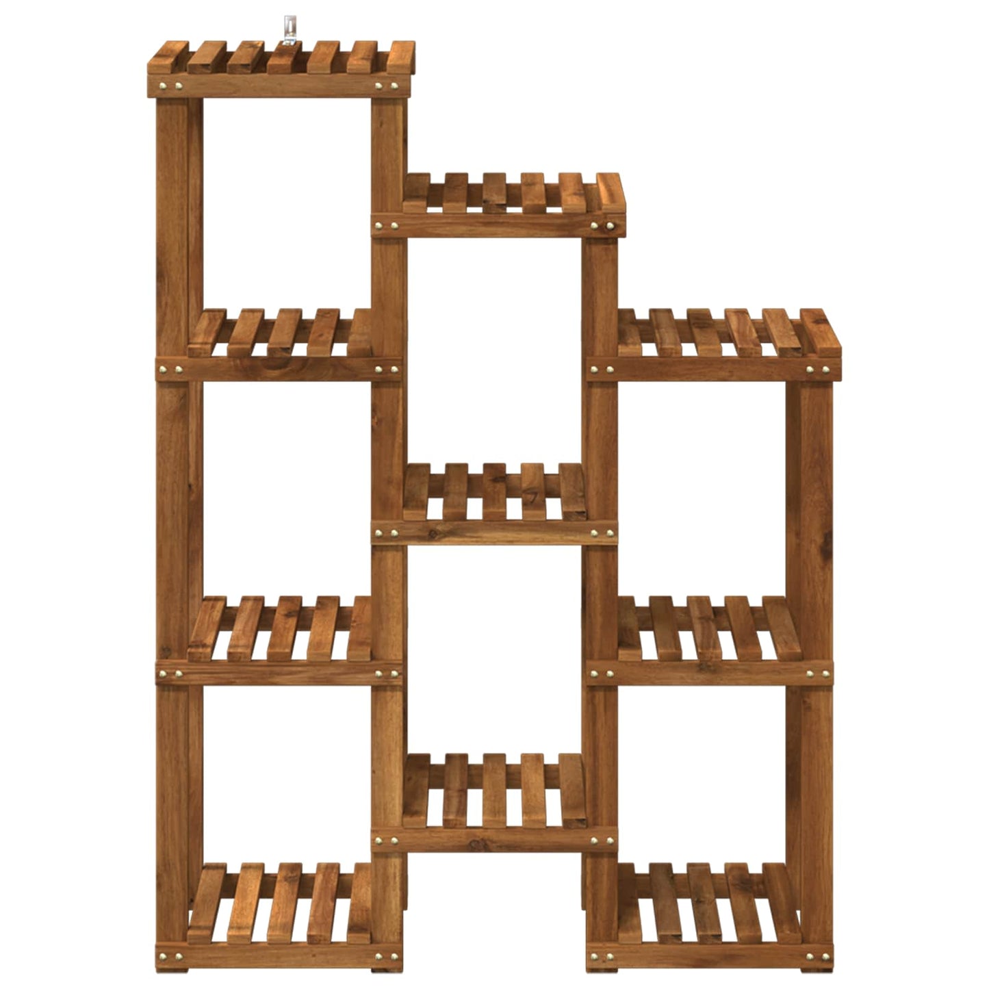vidaXL Plant Stand Natural 85 x 30 x 114.5 cm Solid Acacia Wood