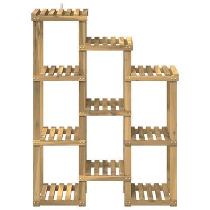 vidaXL Plant Stand White 85 x 30 x 114.5 cm Solid Acacia Wood