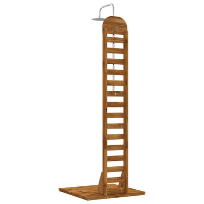 vidaXL Outdoor Shower 225 cm Solid Acacia Wood and Stainless Steel