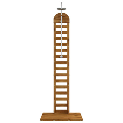 vidaXL Outdoor Shower 225 cm Solid Acacia Wood and Stainless Steel