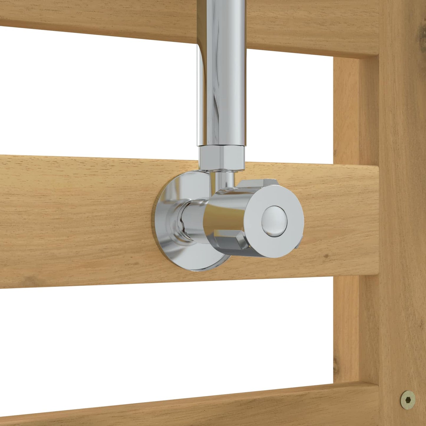 vidaXL Outdoor Shower 225 cm Solid Acacia Wood and Stainless Steel