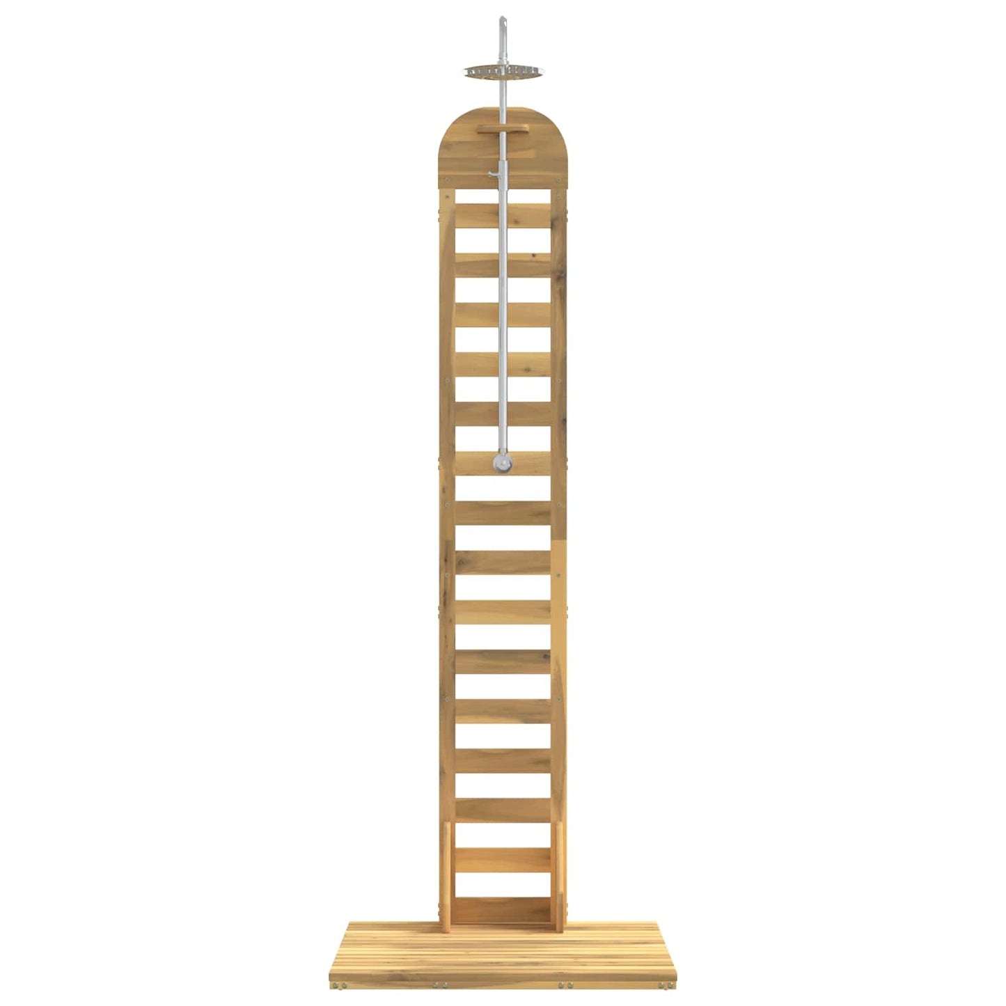 vidaXL Outdoor Shower 225 cm Solid Acacia Wood and Stainless Steel