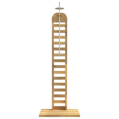 vidaXL Outdoor Shower 225 cm Solid Acacia Wood and Stainless Steel