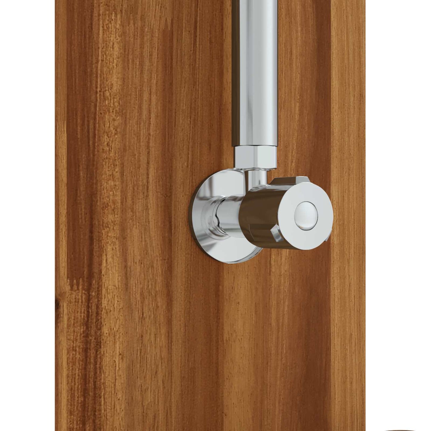 vidaXL Outdoor Shower 217 cm Solid Acacia Wood and Stainless Steel