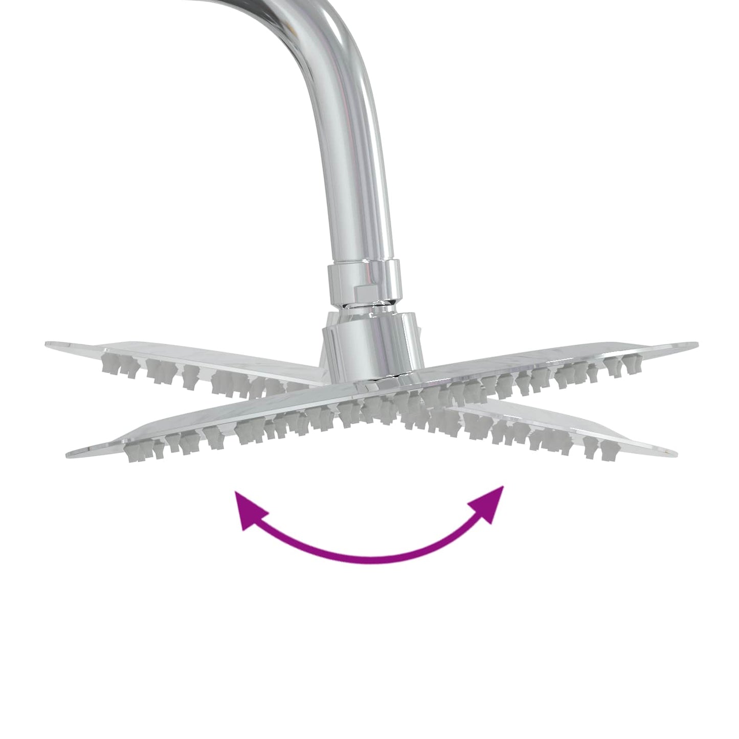 vidaXL Outdoor Shower 217 cm Solid Acacia Wood and Stainless Steel