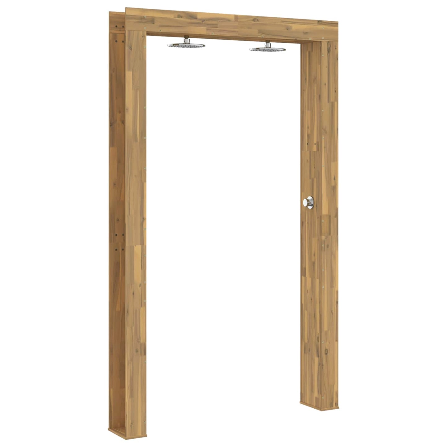 vidaXL Outdoor Shower 226 cm Solid Acacia Wood and Stainless Steel