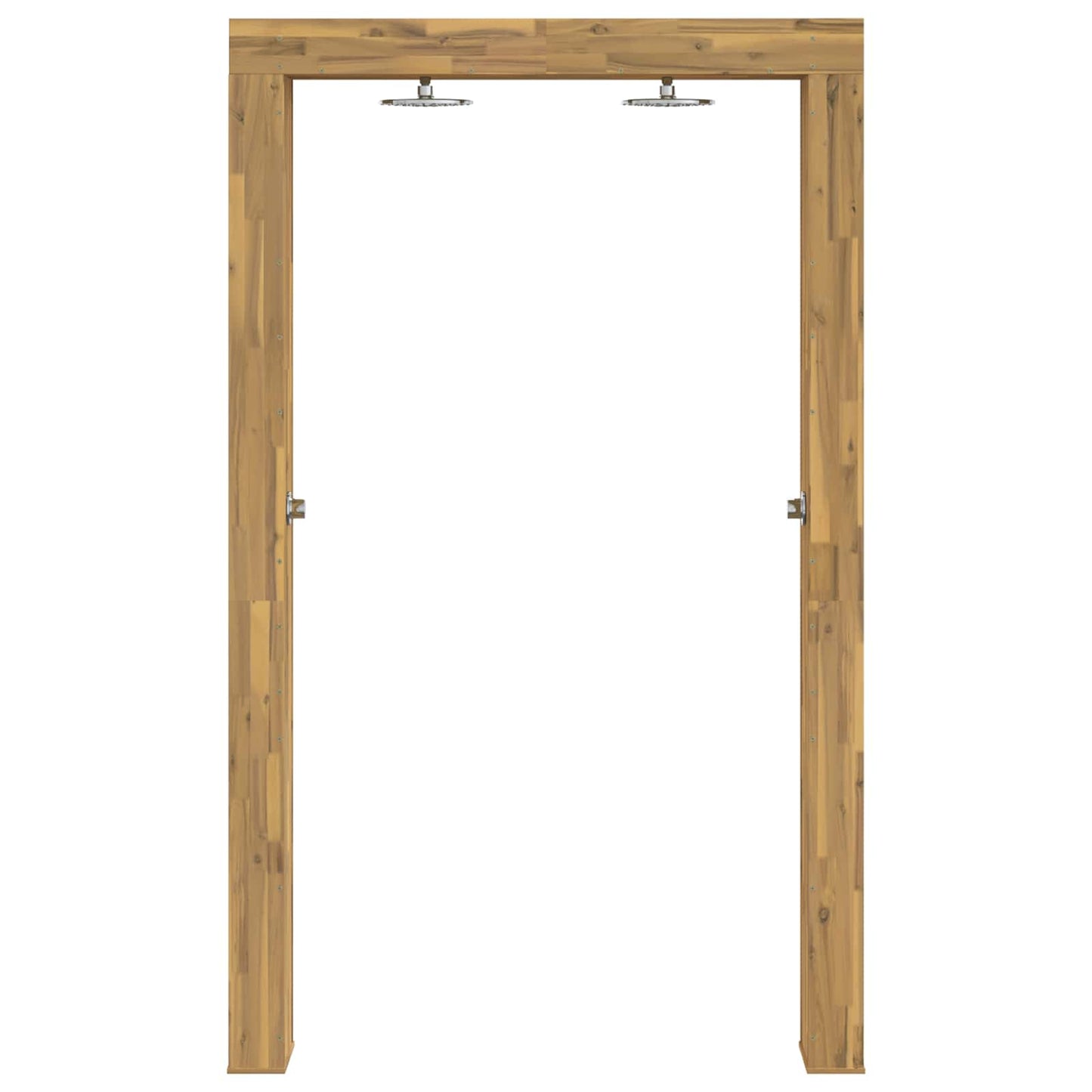 vidaXL Outdoor Shower 226 cm Solid Acacia Wood and Stainless Steel